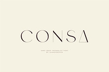 Consa - Sans Serif Minimalist Font