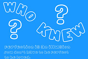 HEY an outline bubble font, a Handwritten Font by Eryn Rose Design (Thumbnail 5 of 18)