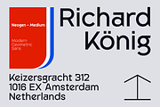 Neogen - Elegant Geometric Typeface, a Sans Serif Font by Sign Studio (Thumbnail 9 of 15)