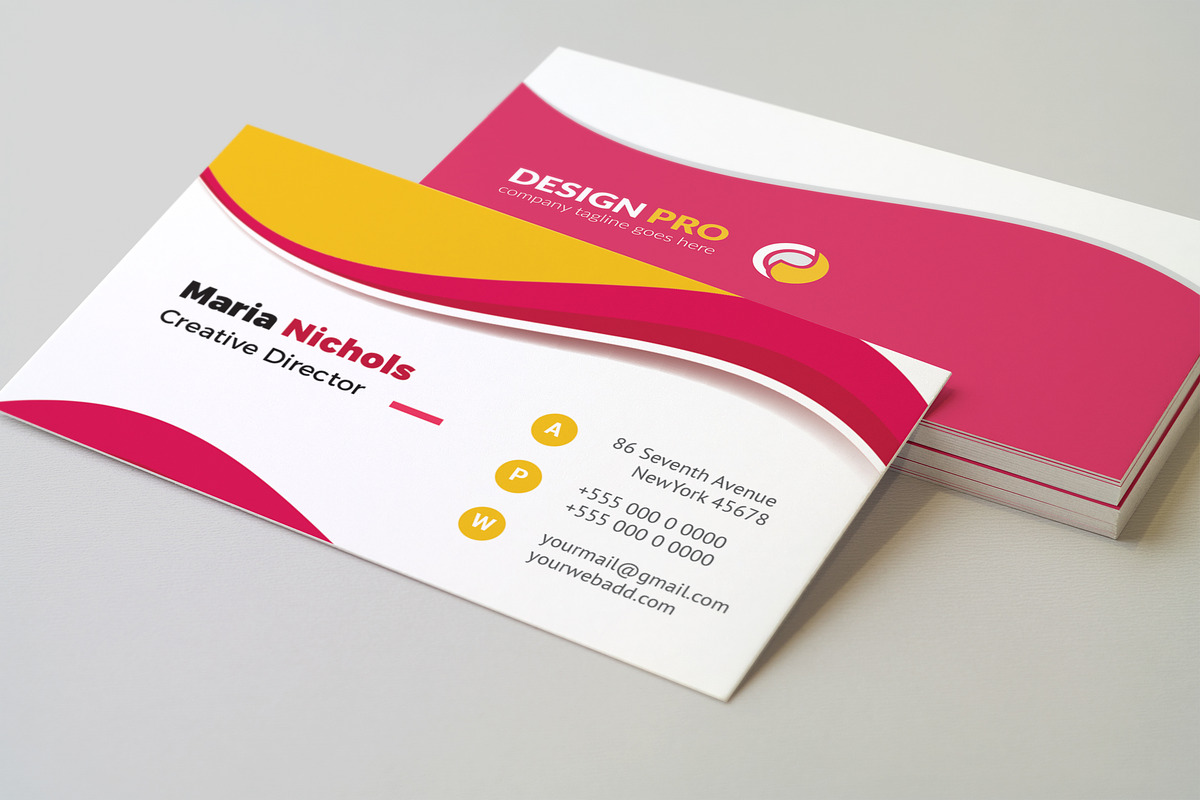 Colors Business Card, a Business Card Template by ZAAS (Photo 1 of 5)