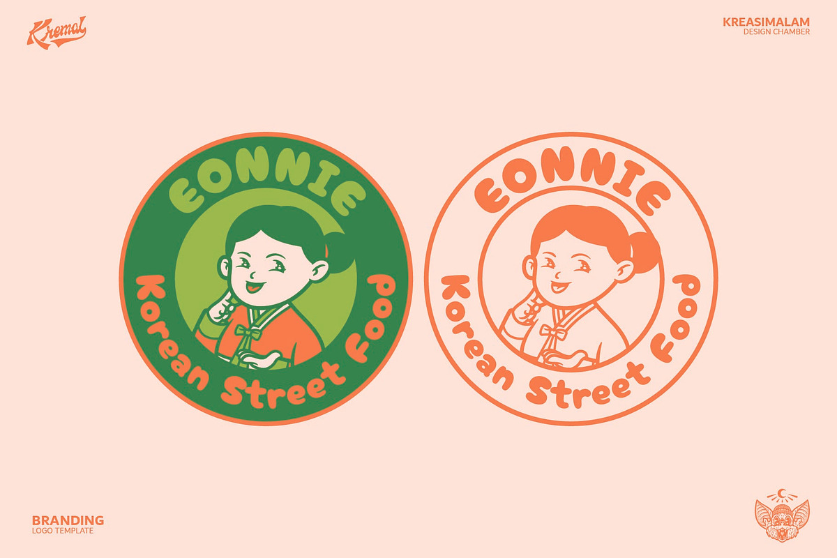 Eonnie Logo Template, a Branding & Logo Template by Kreasi Malam (Photo 6 of 12)