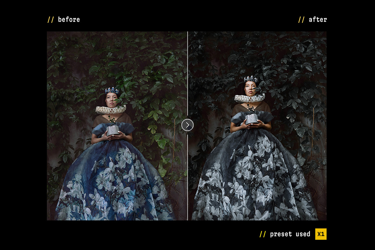 BLACK - Actions and Presets, a Preset Add-On by Hydrozi Presets (Photo 2 of 10)