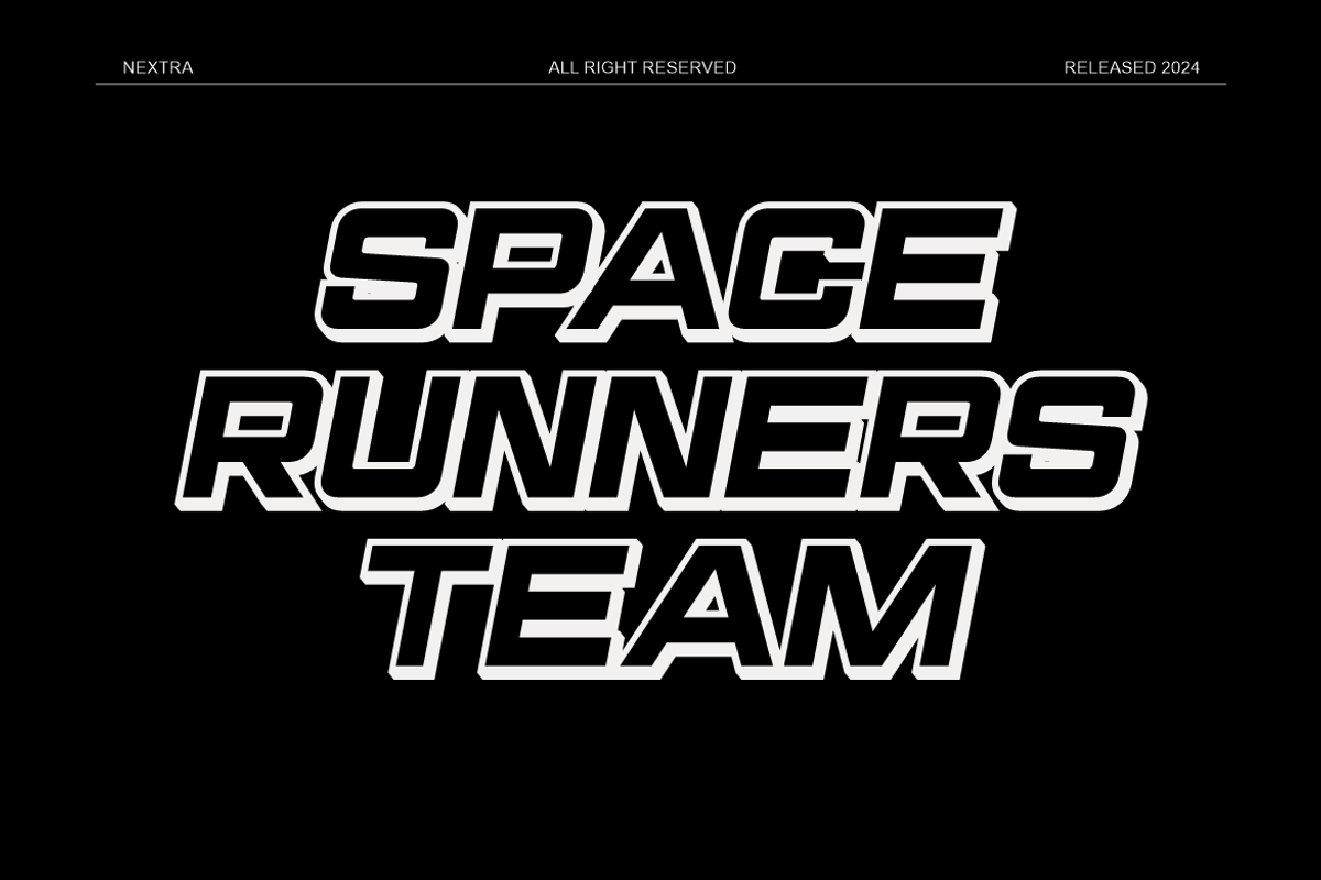 Nextra - Sports Futuristic Font, a Sans Serif Font by Wasabib Studio (Photo 6 of 8)