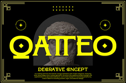 Qatteo - Serif Font, a Serif Font by roomspace