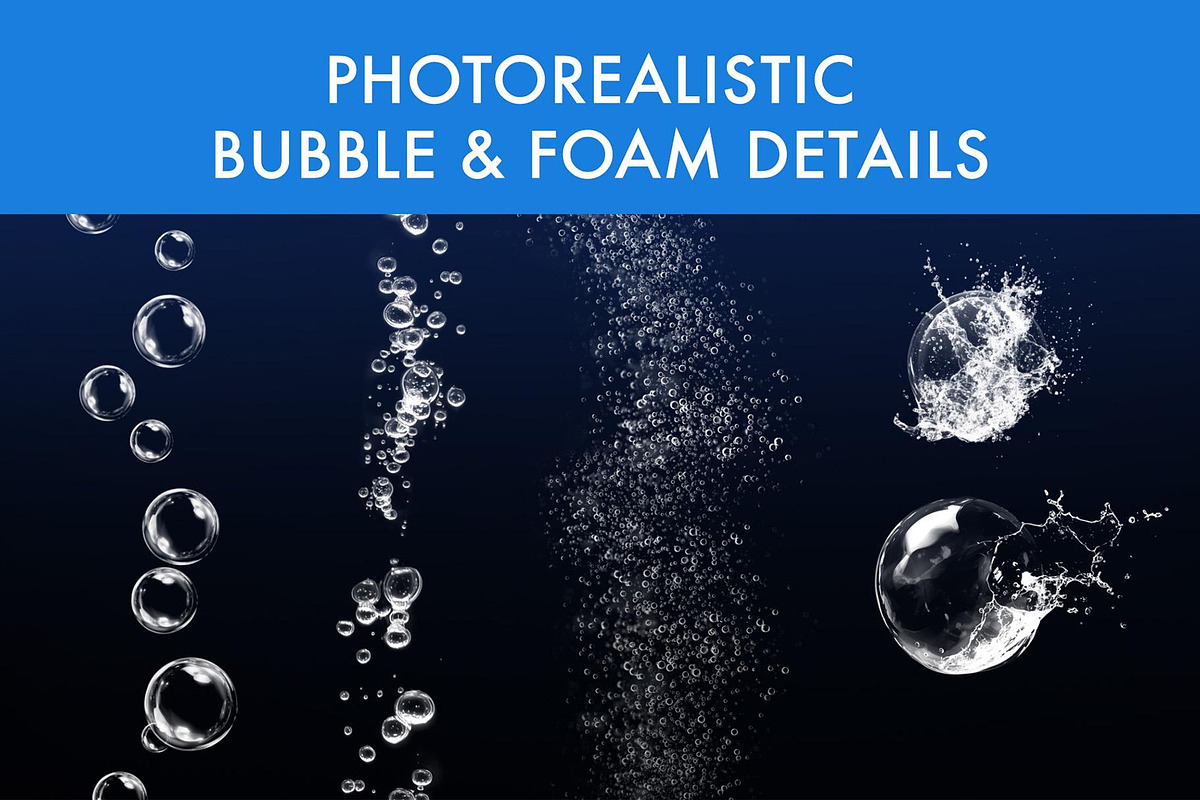 Bubbles & Foam Brush Set, a Brush Add-On by Zsolt Kosa Art (Photo 4 of 6)