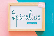 Spiralius Font. Volume 2, a Sans Serif Font by Daria Chegaieva (Thumbnail 1 of 8)