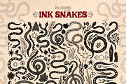 Ink Snakes Hand-drawn Set, an Animal Illustration by Ink Stories (Thumbnail 2 of 8)