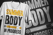 Summer body - T-Shirt Design, an Illustration by artnook (Thumbnail 2 of 6)