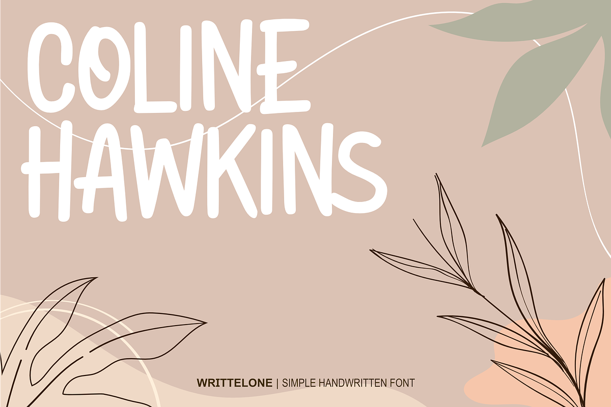 Writtelone - Simple Handwritten Font, a Font by zamjumps (Photo 7 of 9)