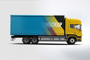 Cargo Truck Mock-Up, a Product Mockup by DesignRushMarket (Thumbnail 6 of 6)