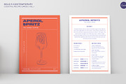 Cocktail Recipe Cards Template, a Marketing Template by Va Bene Studio (Thumbnail 6 of 10)