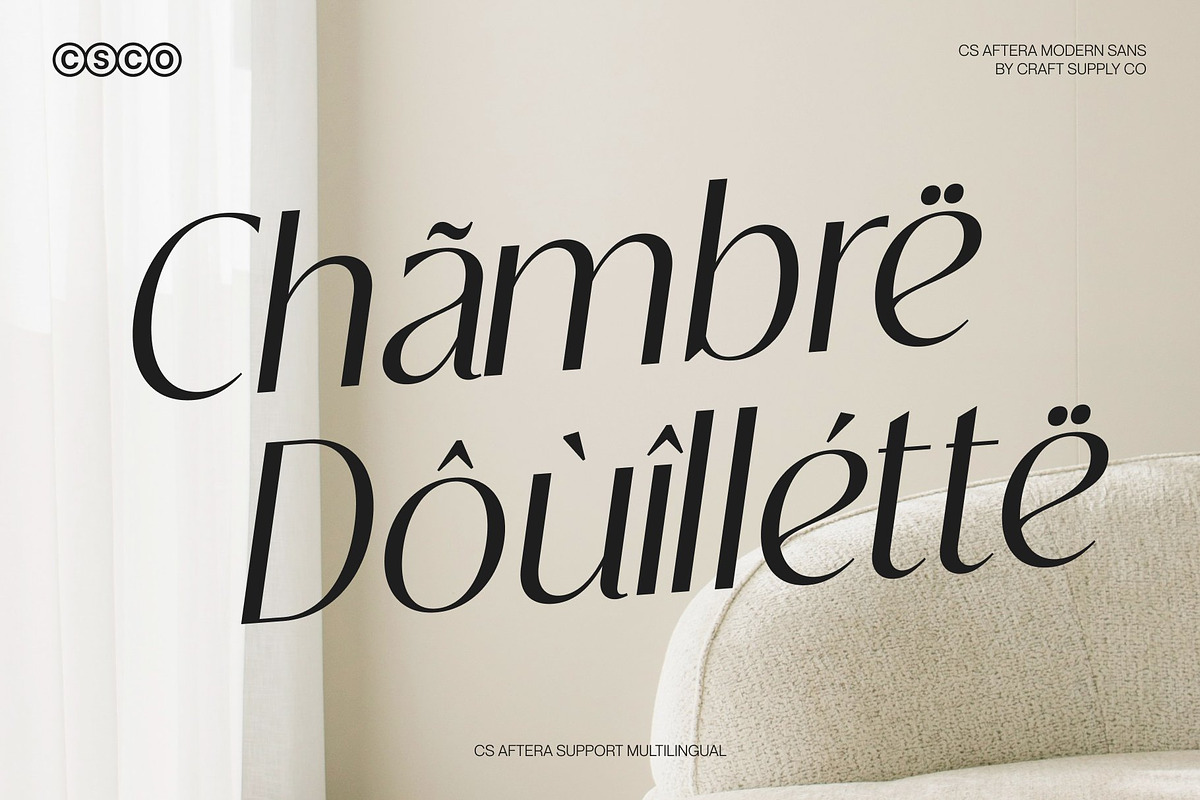 CS Aftera – Modern Sans Serif, a Sans Serif Font by Craft Supply Co. (Photo 7 of 8)