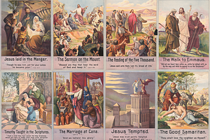 50+ Bible Verses - Vintage Posters, a Person Illustration by Digital Museum