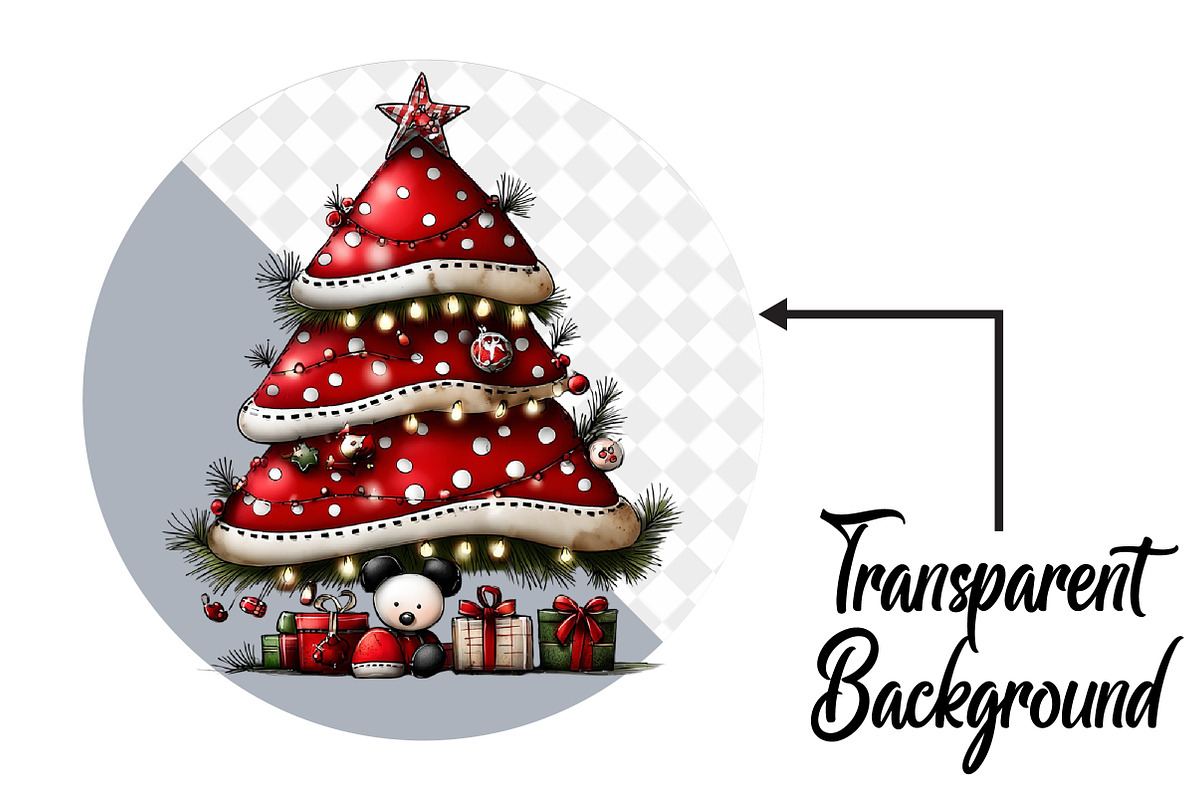Christmas Tree Clipart Bundle, an Illustration by Pixels.Craft (Photo 2 of 6)