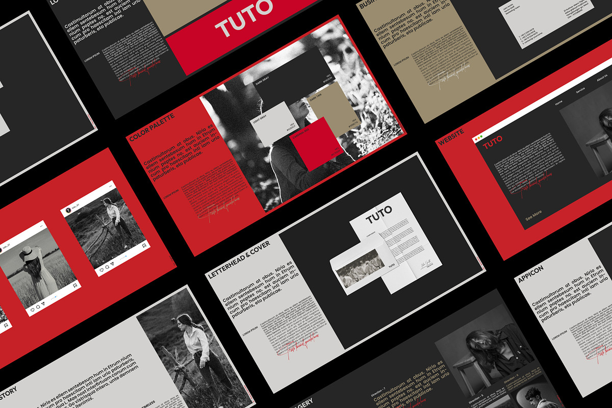 TUTO | Brand Guidelines Template, a Branding & Logo Template by shaondesigns (Photo 2 of 9)