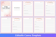 Editable 21-Day Prayer Journal Canva, a Stationery Template by Mustafiz (Thumbnail 2 of 3)