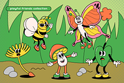 Playful Retro Spring — Character Set, an Object Graphic by Invisual Studio (Thumbnail 6 of 10)