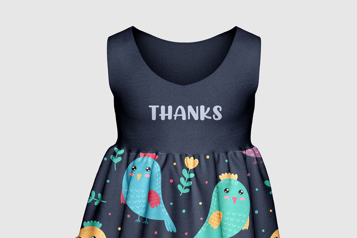 Kids Dress Mockup, an Advertising Mockup by PudraART (Photo 6 of 6)