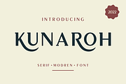 Kunaroh, a Serif Font by albert_kalingga (Thumbnail 1 of 4)
