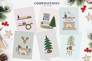 Christmas Winter Decoration, a Decorative Illustration by Hanazumi (Thumbnail 8 of 14)