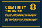 Arnel Rough, a Sans Serif Font by Craft Supply Co. (Thumbnail 7 of 8)