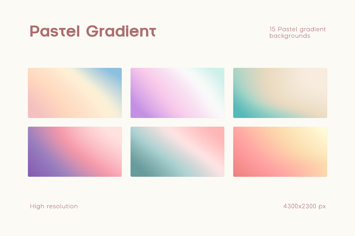 Pastel Gradient Collection, a Background Graphic by Ghurafa Studio (Photo 2 of 10)