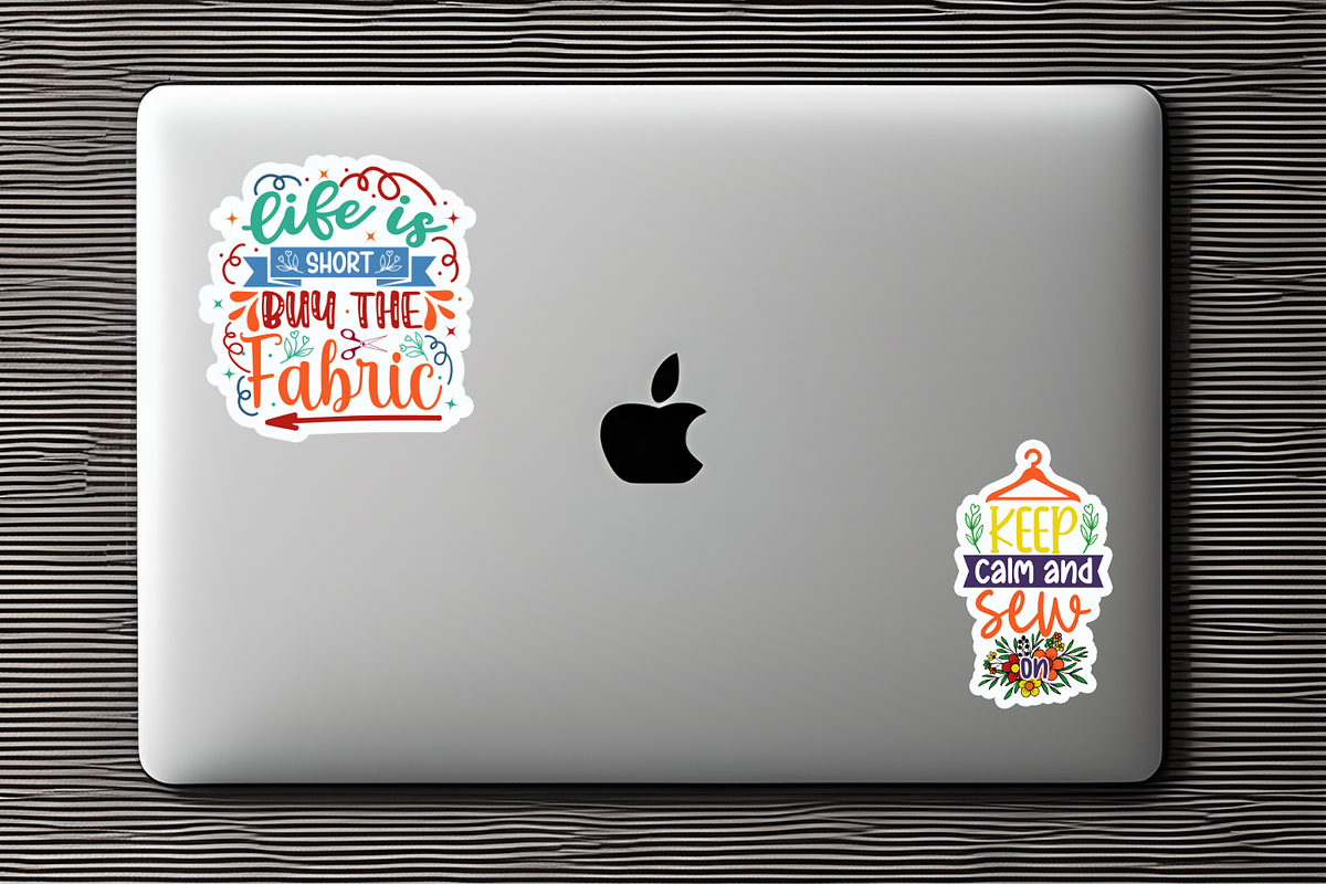 Sewing Quotes Sticker Bundle, an Object Graphic by Design's Dark (Photo 9 of 10)