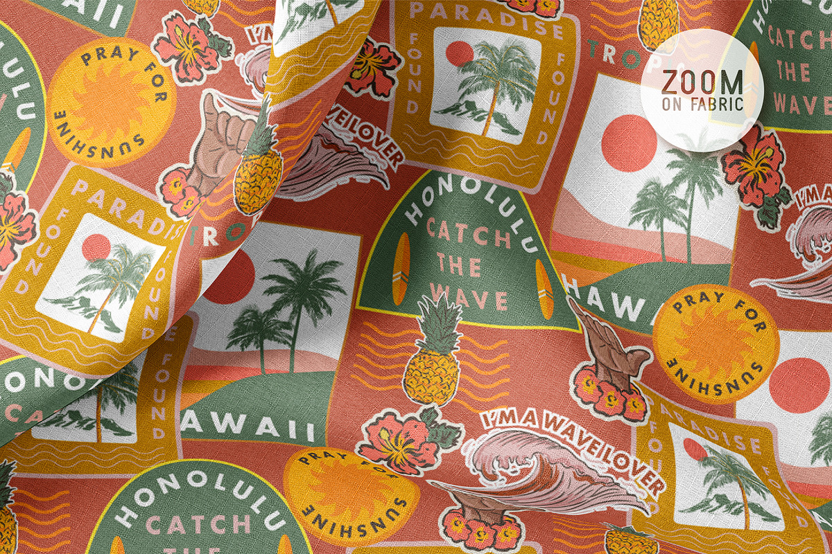 HAWAII Callin', a Pattern Graphic by MSNTY STUDIOX (Photo 7 of 24)