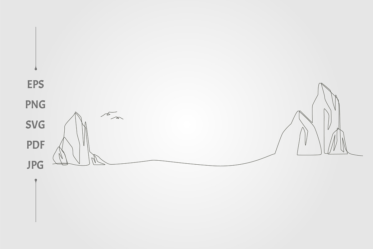 Abstract stone cliff minimalist, a Background Graphic by lawoel (Photo 2 of 3)