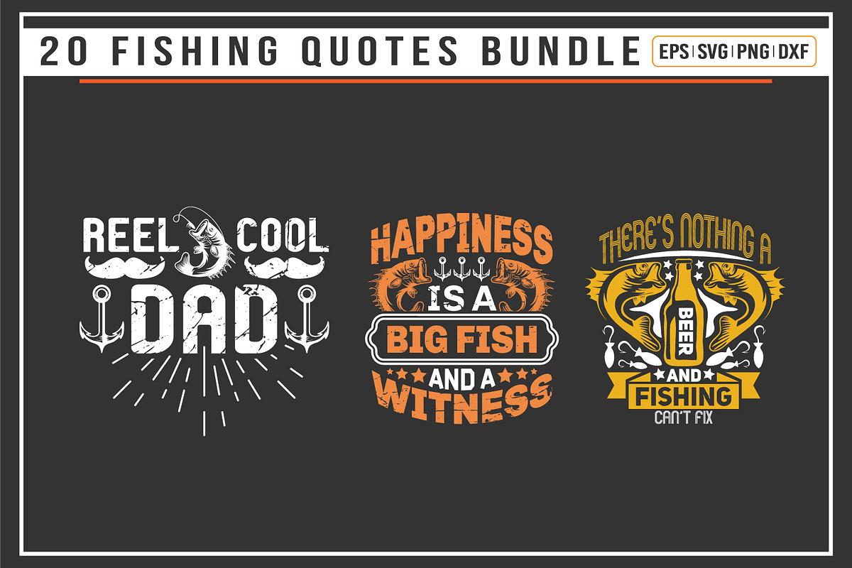 fishing t shirt design bundle, a Graphic by Uniquesvg99 (Photo 6 of 7)