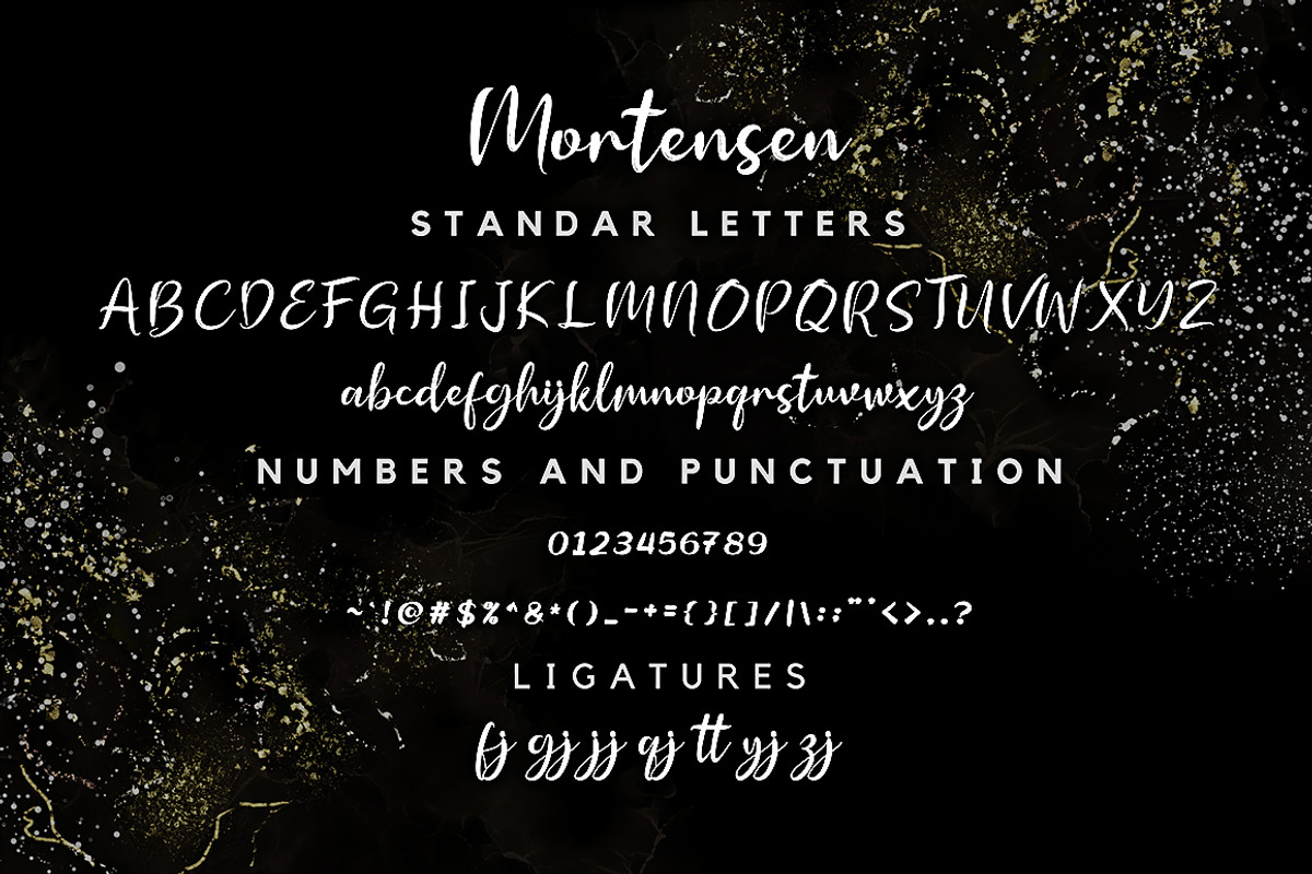 Mortensen - Modern Brush Font, a Script Font by Ahmad Pkp Studio (Photo 8 of 9)