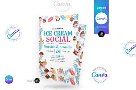 Ice Cream Social Flyer