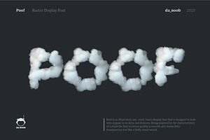 POOF - Raster Sans Serif Type.