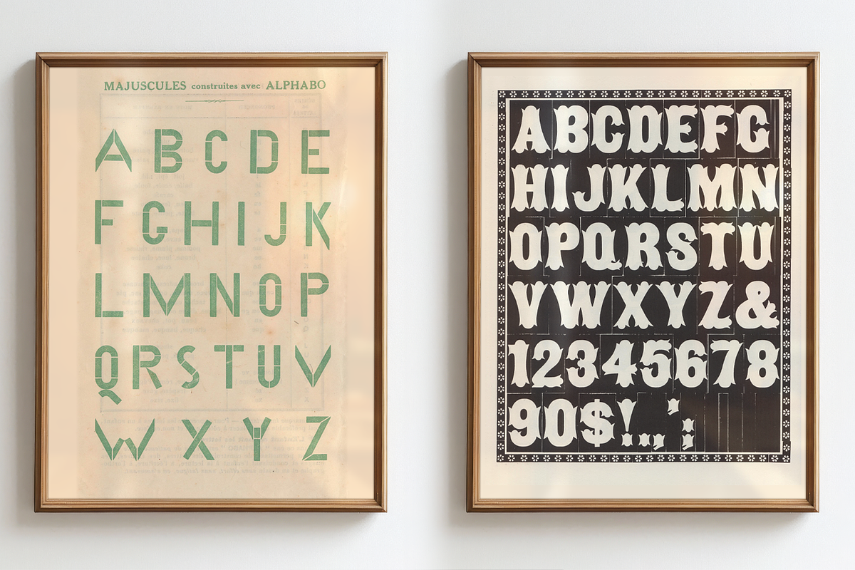 750 Vintage Letters Mega Bundle, an Education Illustration by Digital Museum (Photo 6 of 8)