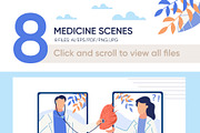 Medicine Vector Scenes, a Food Illustration by Tera Vector (Thumbnail 2 of 2)