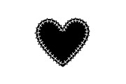 Stitched Heart Silhouette Vector Bun, an Illustration by Designs_River (Thumbnail 30 of 41)