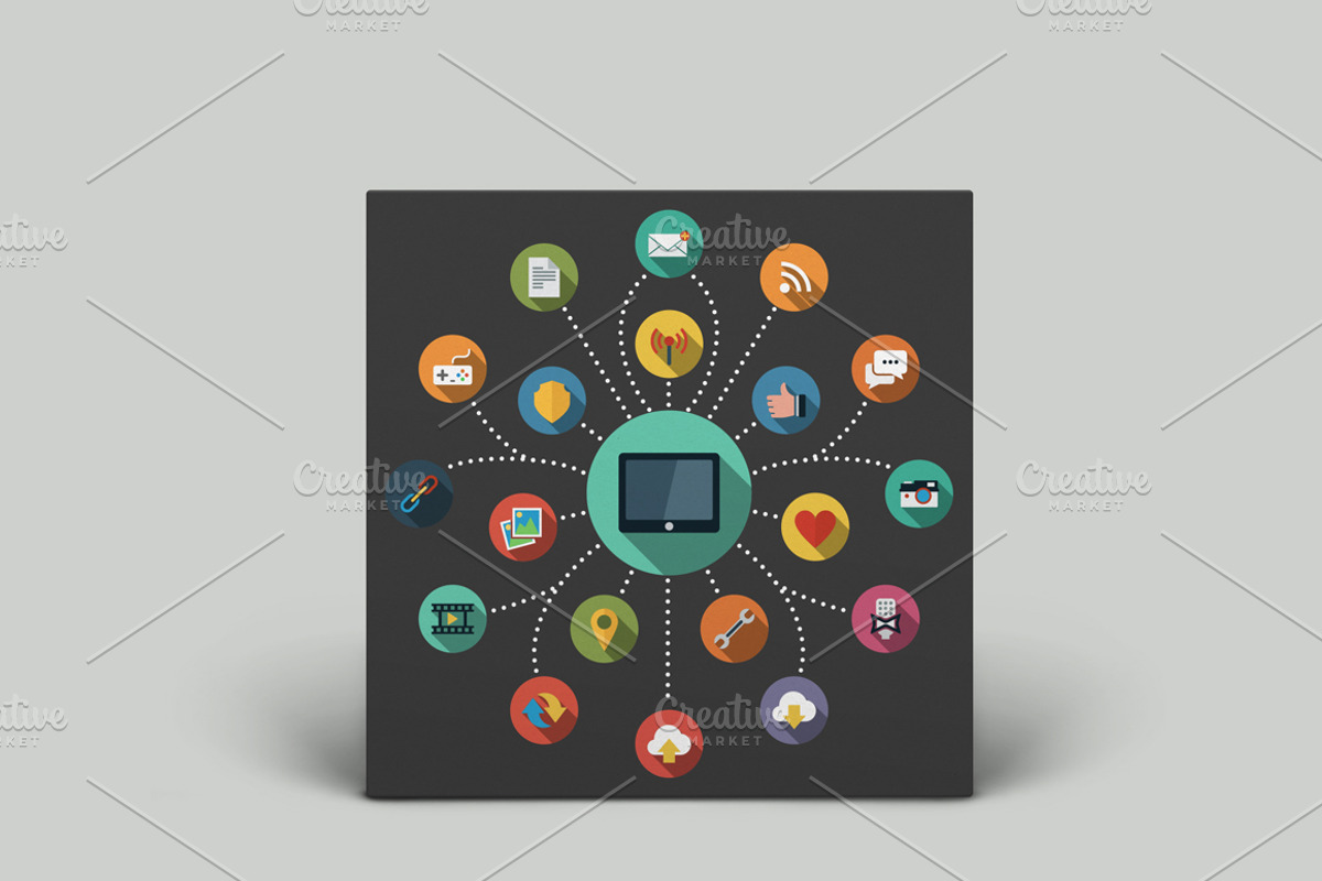 Web Flat Icons, an Icon by Creative Ink (Photo 3 of 3)