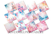 Princess Birthday Digital Papers, a Decorative Illustration by Rivermill Printables (Thumbnail 2 of 2)