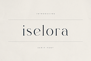 Iselora – A Sophisticated Serif Font, a Serif Font by Only Fonts (Thumbnail 1 of 11)