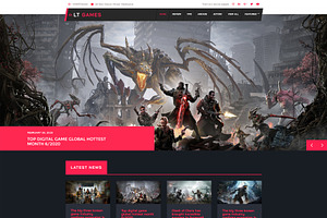 LT Games - Magazine WordPress Theme