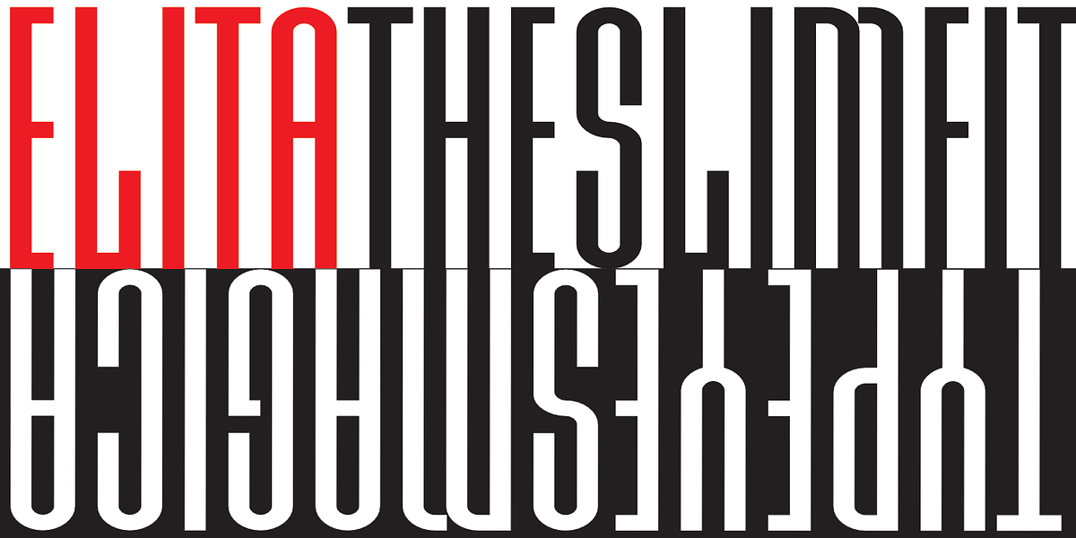 Elita, a Sans Serif Font by Wiescher-Design (Photo 1 of 10)