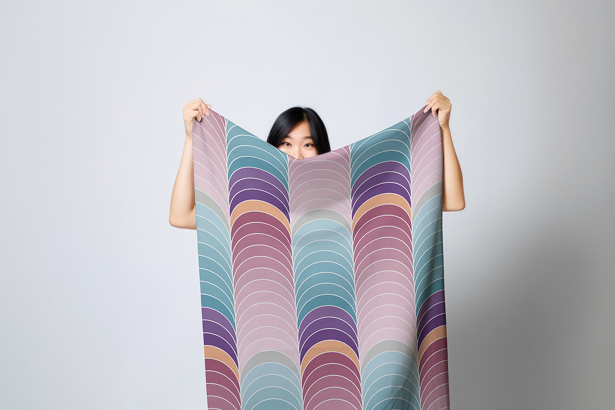 3D Wavy Geometric Pattern, a Pattern Graphic by StudioGemen (Photo 2 of 10)