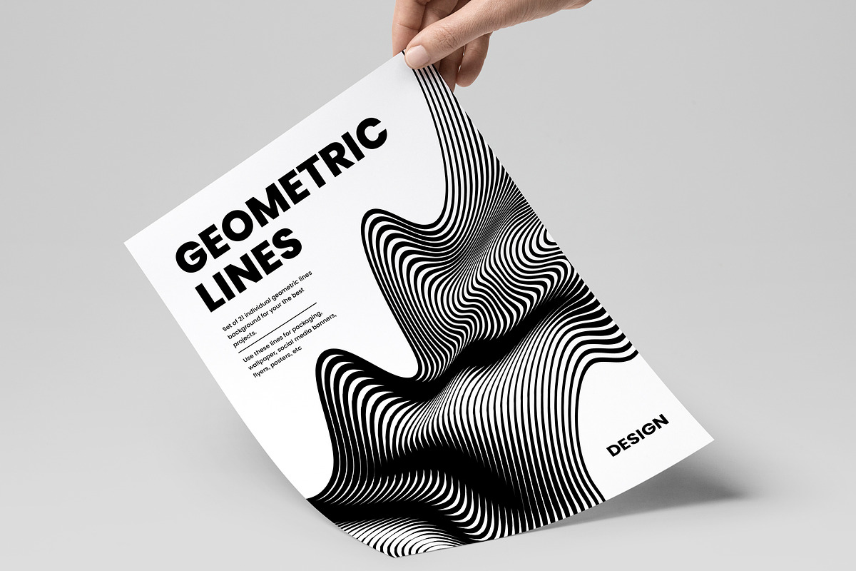 Geometric Lines Background, a Texture Graphic by Noires (Photo 2 of 6)