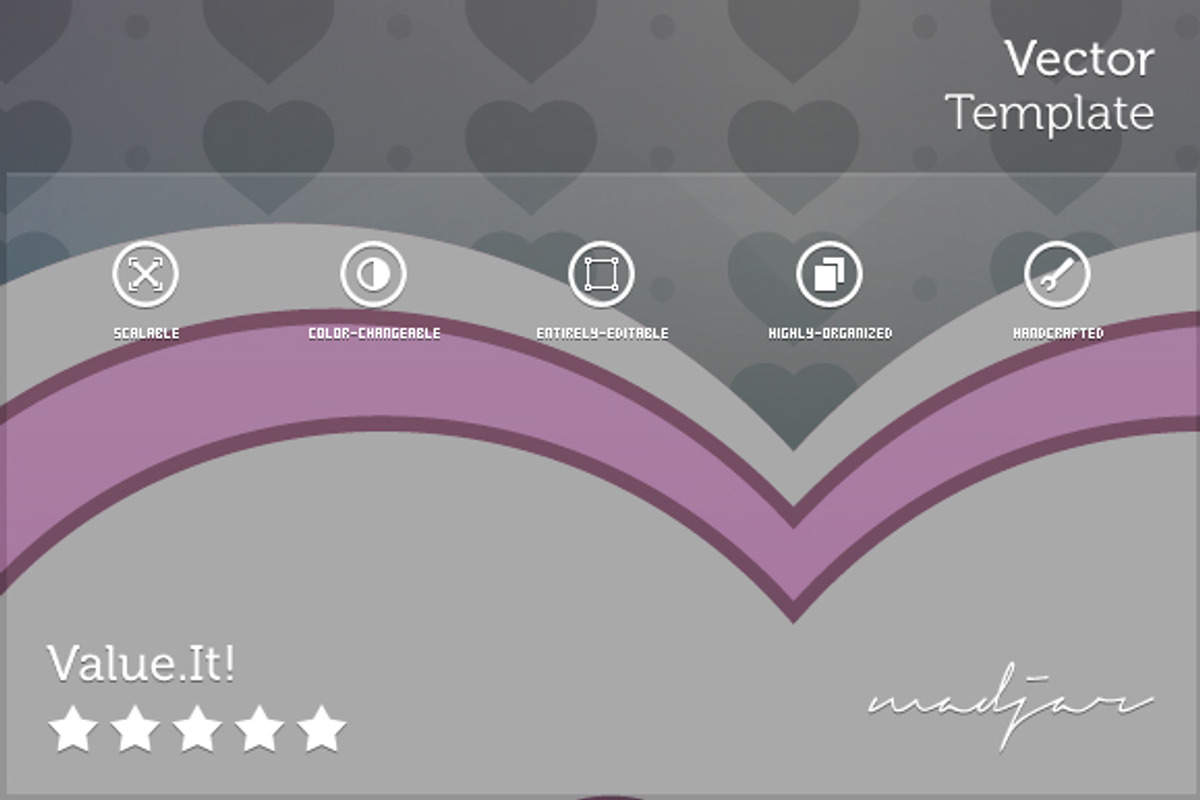 Editable Valentine Greetings Card, a Card Template by MAOV (Photo 3 of 3)