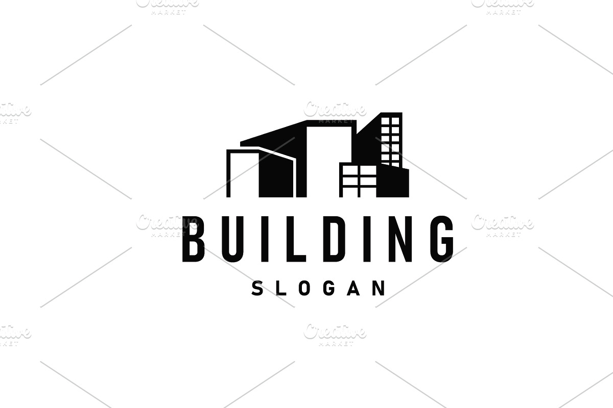 High rise building logo design, a Branding & Logo Template by Maylianaw28