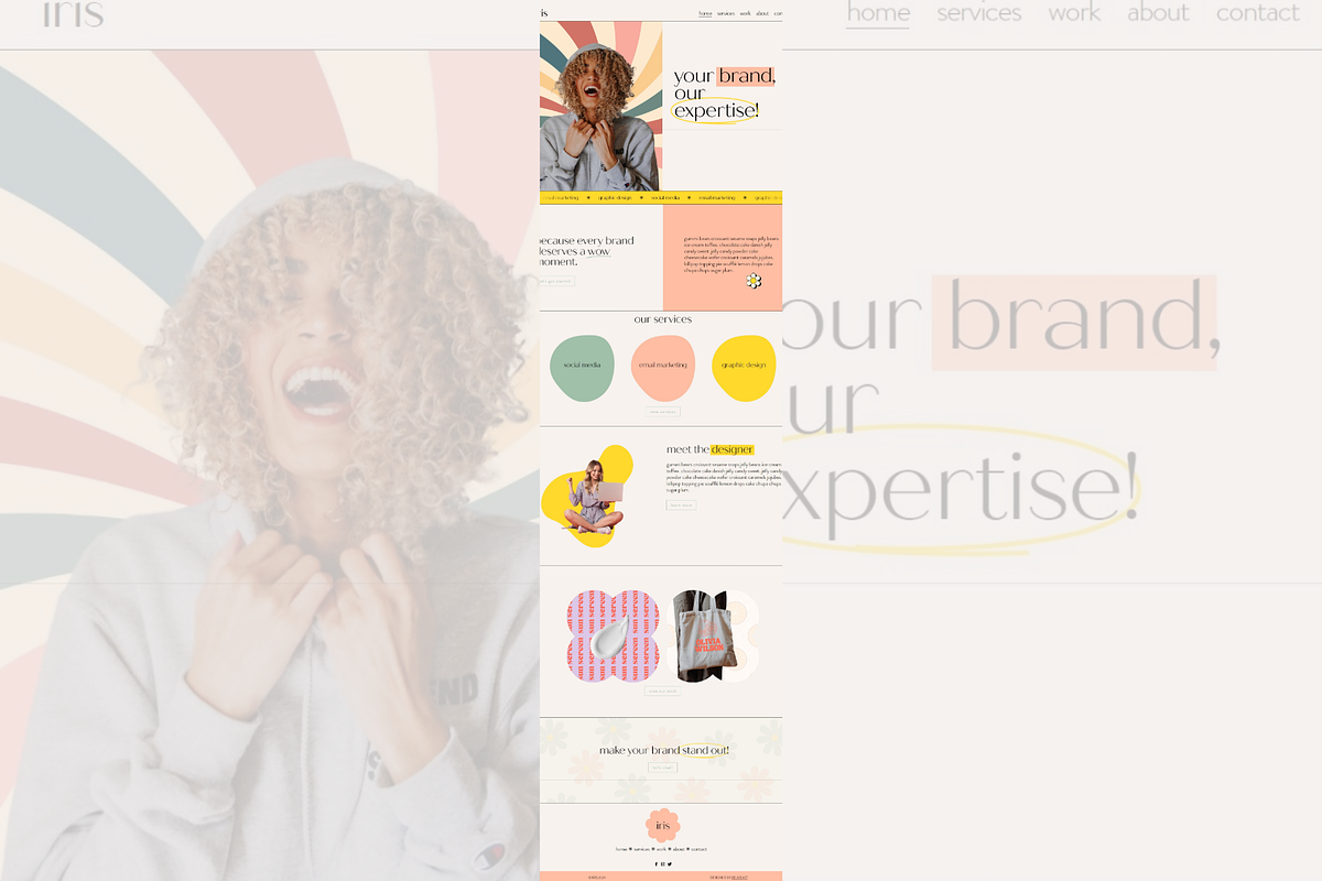 Iris Squarespace 7.1 Template, a Squarespace Template by Beliveart (Photo 4 of 5)