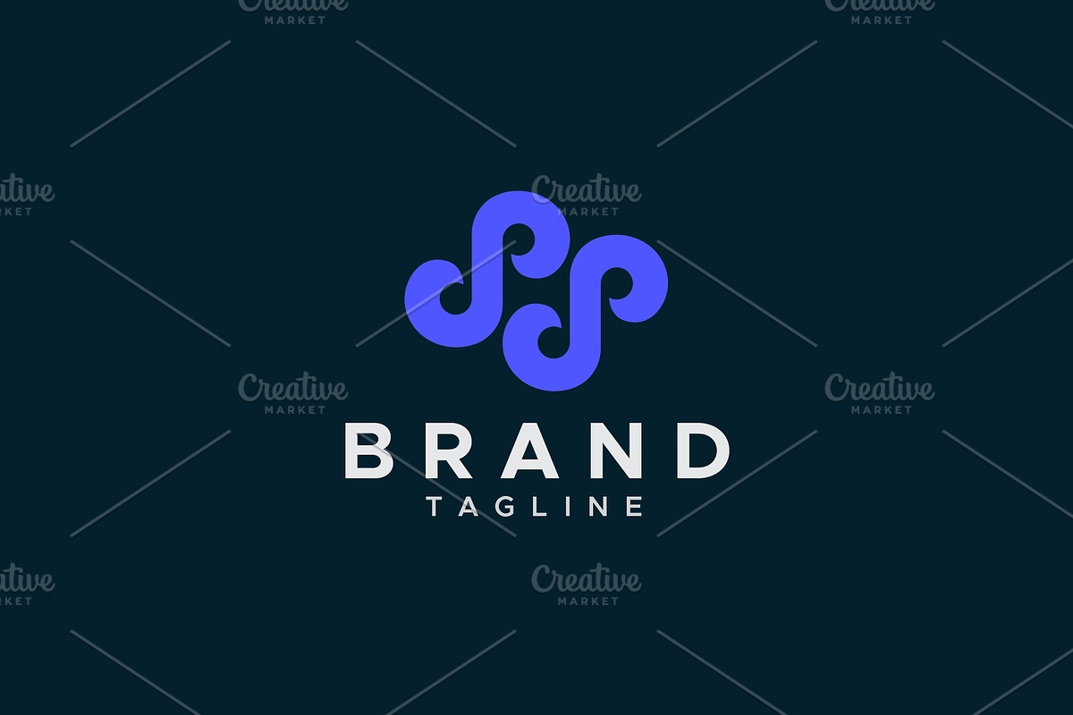 SS letter logo design template, a Branding & Logo Template by Amadul11 (Photo 2 of 5)