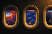 Airplane Window Photo Effect, a Social Media Template by DesignerCandies (Thumbnail 3 of 4)