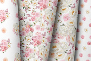 Rose Pink Watercolor Floral, a Decorative Illustration by Lana Elanor (Thumbnail 10 of 14)