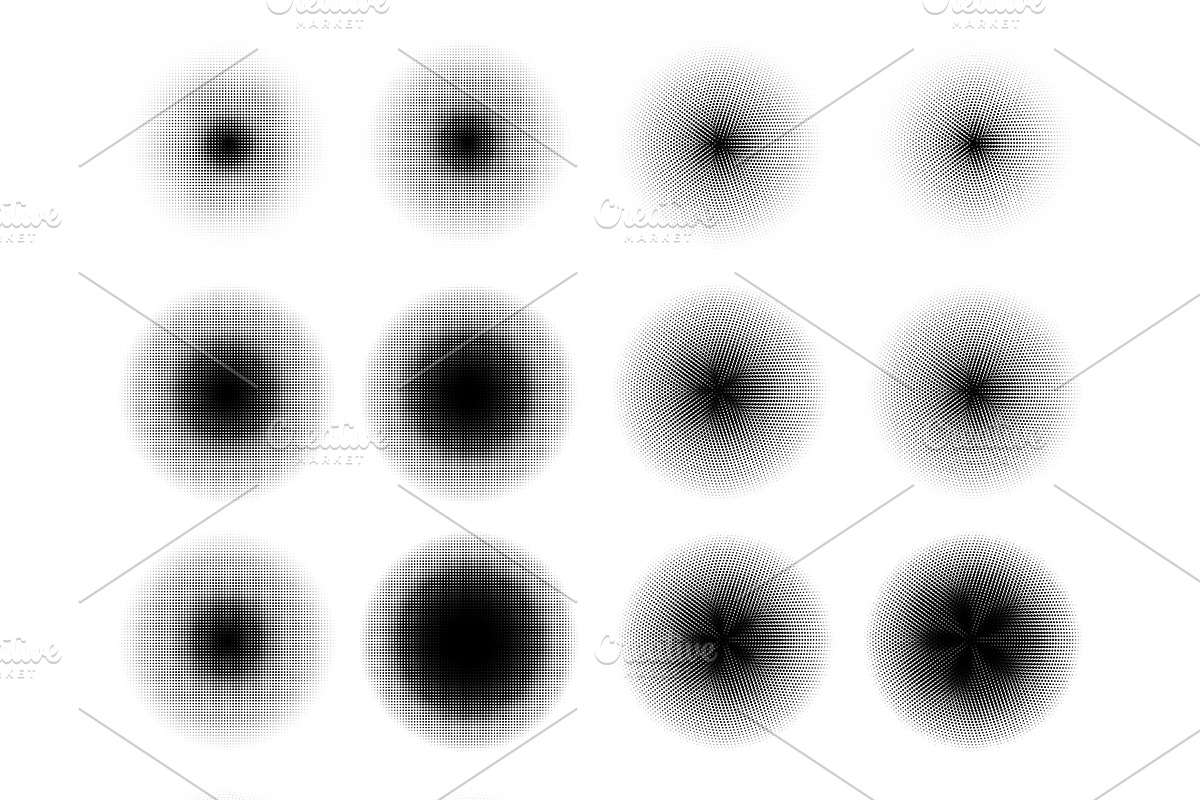 Gradia - Vector halftone Textures, a Texture Graphic by RDShop (Photo 9 of 16)